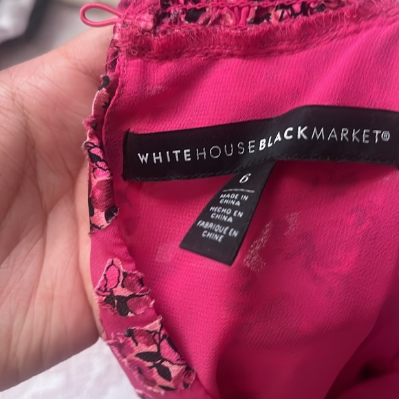 White house black market floral dress - Picture 3 of 3